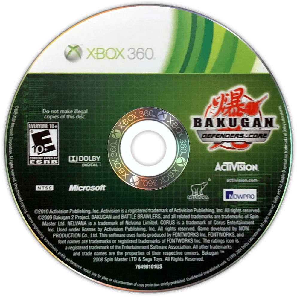 Bakugan: Defenders of the Core media 2 for Xbox 360